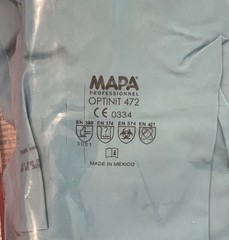 MAPA PROFESSIONAL GLOVES: SIZE 9 OPTINIT 47241 PACK OF 10 PAIRS. NEW!