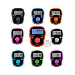 Islamic Gift Finger Counter 6-Pack 5 Digit LCD Electronic Digital Tasbeeh Ramada