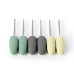 8Pcs Dental Resin Base Acrylic Polishing Burs Kit HP Tungsten Carbide Polisher