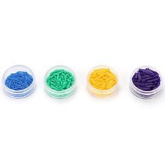 Disposable Plastic Wave Shape Dental Wedges Teeth Wedge Tooth Gap 100 Pcs