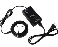 60 LED Purple UV Light Source Microscope Ring Light Lamp Illuminator 110V-240V