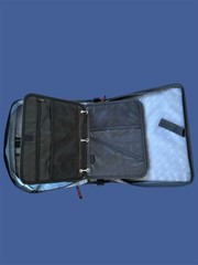 Case-it 2-Inch Dual D-Ring Zipper Storage Binder 4 inch Capacity Black