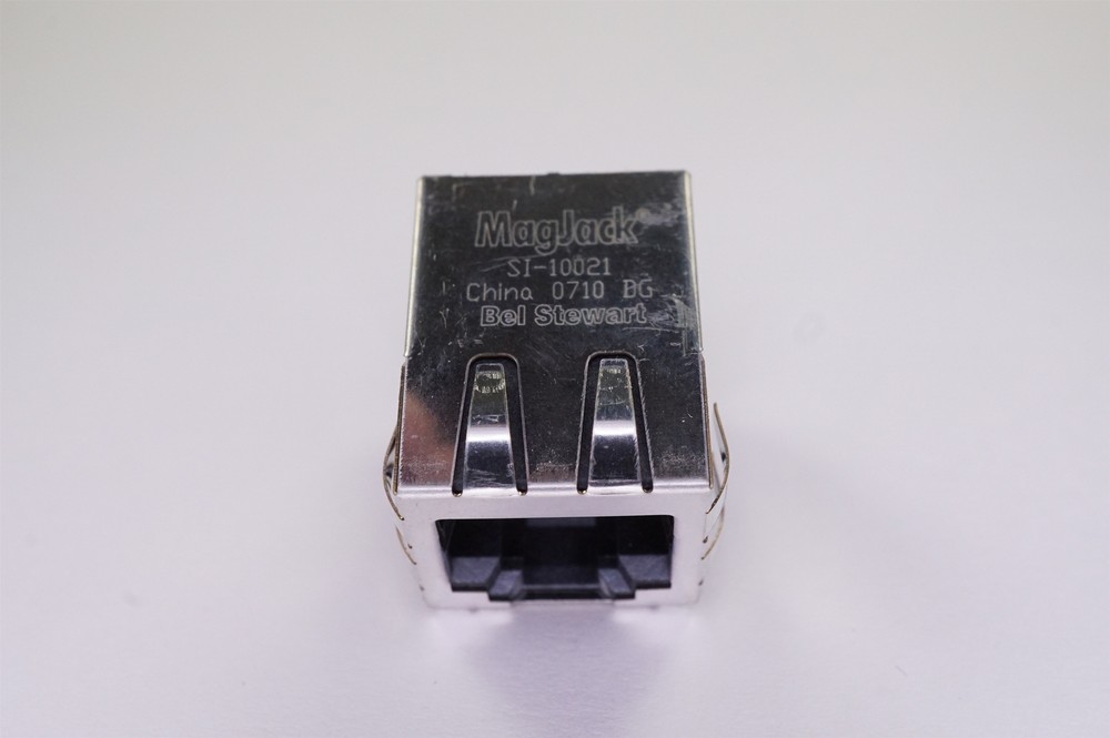 SI-10021 Stewart Connector Modular Connector Magjack 10/100 Base-T Right Angle