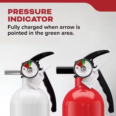 Residential and Kitchen 1-A:10-B:C Class ABC and Class BC 5.5 lbs. Fire Extingui