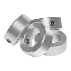 7/8 Bore Zinc Plated Shaft Collars, Solid Steel, Set Screws Style, Industrial