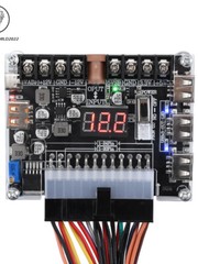 20/24 Pin ATX Power Adapter Board Power Supply Module Adapter Adjustable Voltage