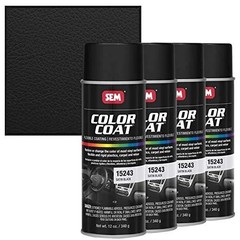 Satin Black Color Coat 12 Ounce Pack of 4 SEM Products 15243