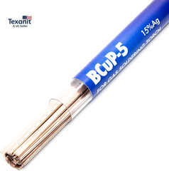 20 Sticks Brazing Rods Bcup-5 15% Silver Solder Phos Copper Brazing Alloys Flat