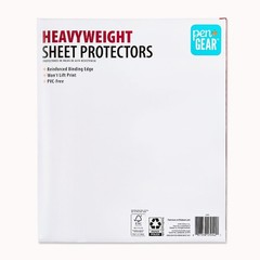 Heavyweight Sheet Protectors, Clear, 9.25″ x 11.22″, 25 Count