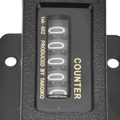 New Bale Counter Glass Mirror Design 5 Digit Counting Mechanical Counter Reset