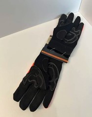 [0915Q/HO/M] Lightning Gear Crimson Warrior Mechanic’s Glove – Orange/Black