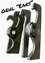 Gehl Skid Steer Mounting Ears Weld-On Quick Attach Mount Plate Bracket USA