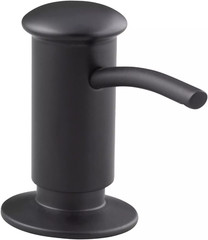 Kohler Contemporary Style Deck Mounted Soap Dispenser -K-1895-F2-BL -MATTE BLACK