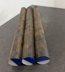 1-1/4″ Diameter Hot Roll Steel Round Bar Stock 1-1/4″ x 12″ Long (3 PC LOT)