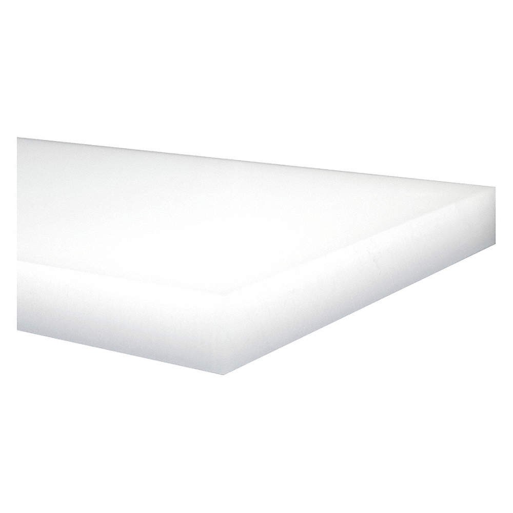 GRAINGER APPROVED 1ZAJ1 PlstcSht,HDPE,12″x24″,0.1875″T,OffWh,Opq 1ZAJ1