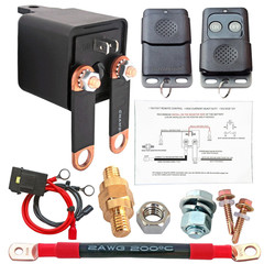 12V Remote Battery Disconnect Switch 200A 1000A Kill Cut Off GM Side Post