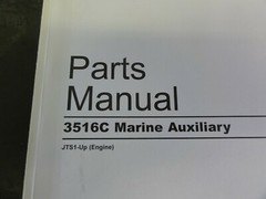 Caterpillar CAT 3516C Marine Auxiliary Parts Manual SEBP4550-06 JTS1