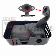 Muffler Head For BILT HARD 79cc 2 HP 4-stroke Gas Engine