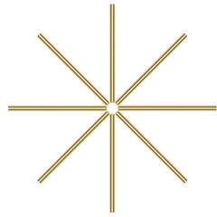 8 Pieces 5.0mm Brass Round Rods, Brass Solid Round Rod Lathe Bar Stock, 5.0mm…