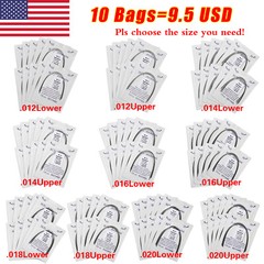 100pcs 10packs Dental Orthodontic Super Elastic Niti Arch Wire Round Ovoid Form