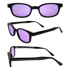 X KD’s Sunglasses Purple Lens Motorcycle Sunglasses Large Size UV400
