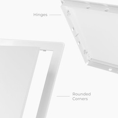 10×10 Inch White Drywall Access Panel ABS Plastic Square Wall Ceiling Door