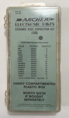 NOS RadioShack Archer Solar Cell 276-127 Capacitor 272-601+Resistor 271-601 Kits