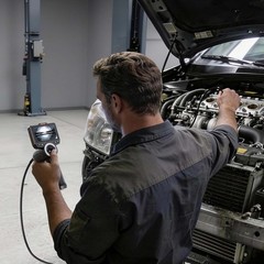 VEVOR Articulating Borescope Camera 4-Way 360° Articulated Endoscope 4.5″ Screen