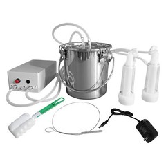 3L Electric Milking Machine Vacuum Impulse Pump Cow Milker Stainless steel