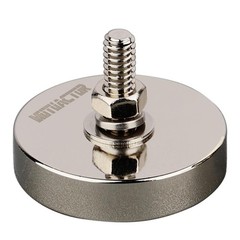 185lb Neodymium Magnet Pair with Threaded Studs