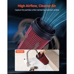 Cold Air Intake, 3.9 Inch Cold Air Intake System Compatible with 1999-2006 Chevy