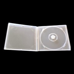 Lot of 10 Used Standard-Size, Soft Rugged Plastic Empty CD / DVD Cases