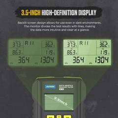 Refrigeration Digital Manifold Gauge Set AC HVAC System Vacuum Pressure Tester