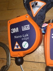 3M DBI-SALA Nano-Lok Edge, Twin-Leg, Self Retracting Lifeline 3500277 Good Cond.