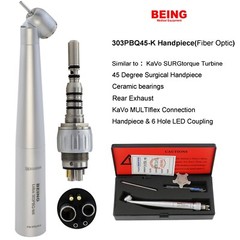 COXO Dental High Speed Handpiece Fiber Optic 45° Surgical For KaVo MULTIflex 4 6