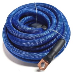 1/0 GAUGE BRAIDED SLEEVING AWG 100% OFC COPPER AMPLIFIER WIRING INSTALL KIT LOT