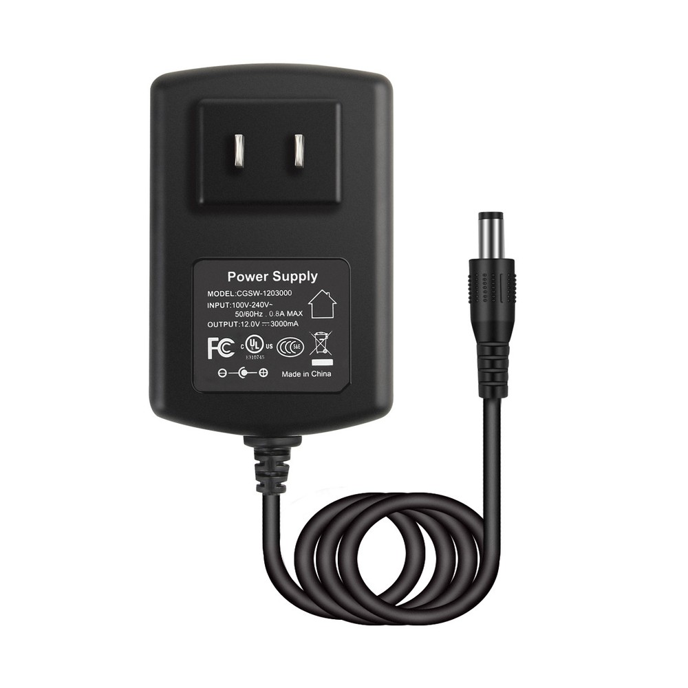 AC 110-220V to DC 12V 3A 36W Power Supply Adapter Transformer Jack 5.5mm X 2.1mm