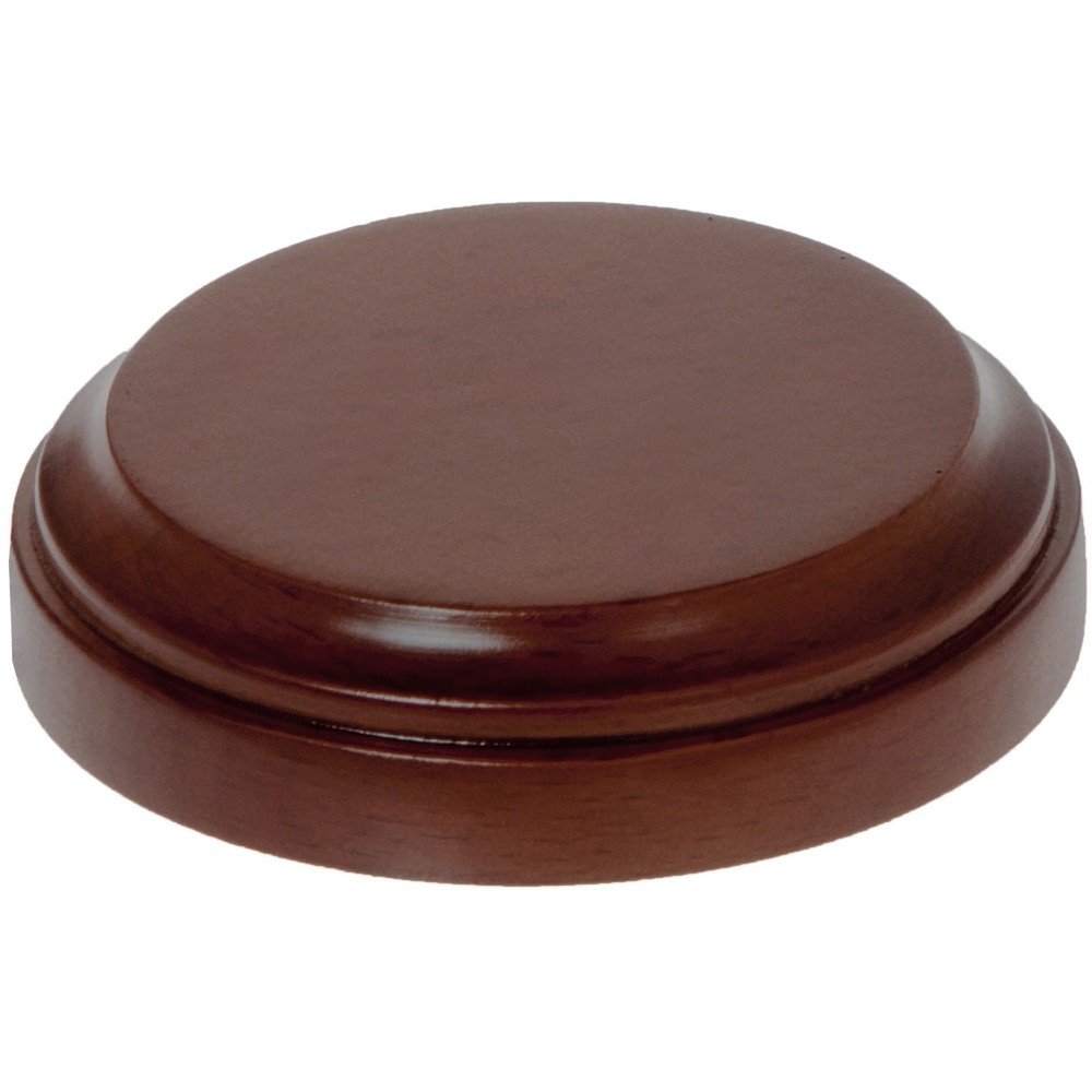 Plymor Fruitwood Round Wood Display Base, 2.5″ W x 2.5″ D x 0.75″ H