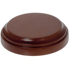 Plymor Fruitwood Round Wood Display Base, 2.5″ W x 2.5″ D x 0.75″ H