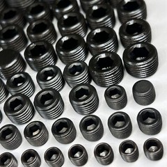 55PCS NPT PIPE PLUGS ASSORTMENT KIT 1/16″ 1/8” 1/4” 3/8” 1/2” END CAP STEEL