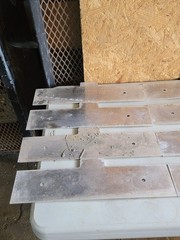 ALUMINUM SHEET ASTM-B 209 18″x 4″ 1/8th In. THICKNESS POLISHED Lot Of 12