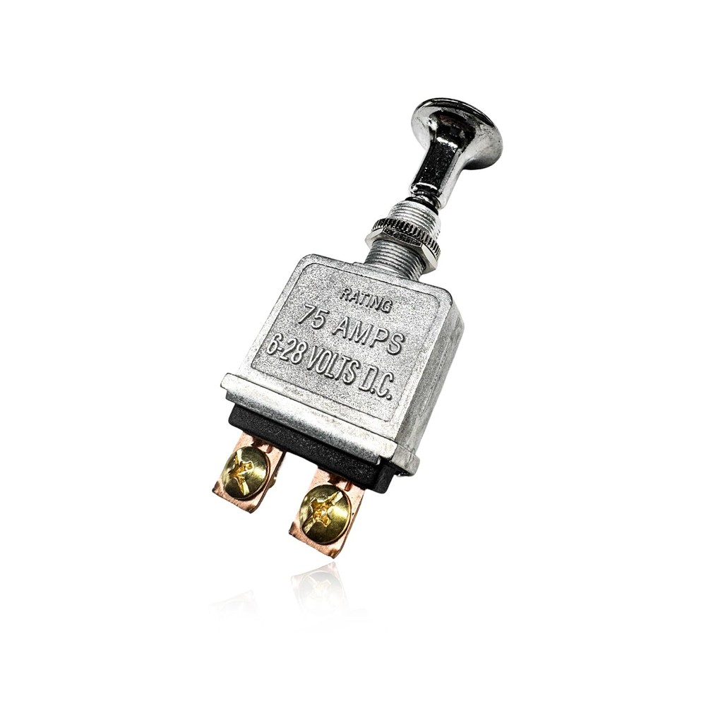 Heavy Duty 75A Push Pull Switch, 6-28V DC 2 Position SPST Push-Pull-On-Off Sw…