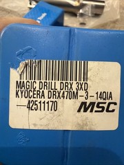 Kyocera 47mm Indexable Magic Drill Bit S40 DRX 470M 3XD 14 (52mm Tap Drill)