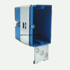 100 Pcs New Work 1-Gang 21 Cu ETL Adjustable Electrical Box & Horizontal Mount