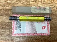 VERMONT GAGE M16.0 X 2.00 6H THREAD PLUG GAGE~GO 14.701 NOGO 14.913(GB34)