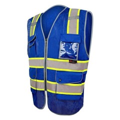 FX Royal Blue Hi-Vis Reflective Safety Vests