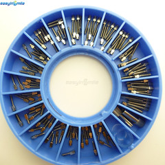 120pcs/kit Dental Screw Post Completed Kit Silver/Gold Plated Endo Conical Pins