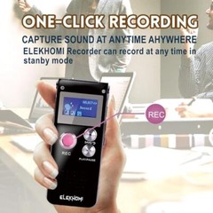32GB Digital Voice Recorder – Voice Activated Recorder with Playback Upgraded