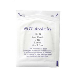 10Pcs Dental Orthodontic Super Elastic Niti Arch Wires Round Ovoid /Nature Form