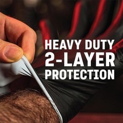 Heavy Duty Nitrile Gloves Disposable 6 Mil Chemical Resistant Pack of 100 New